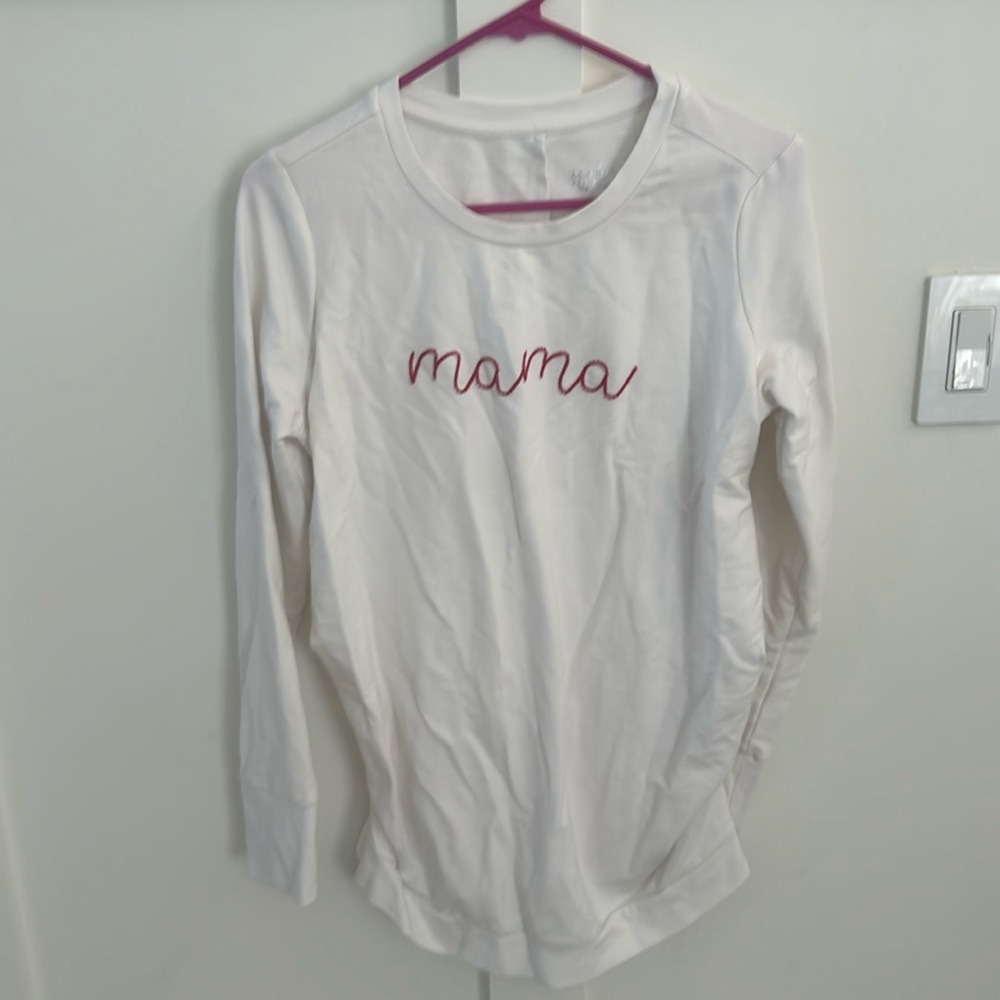 Isabel Mama Maternity Sweatshirt. Size S.